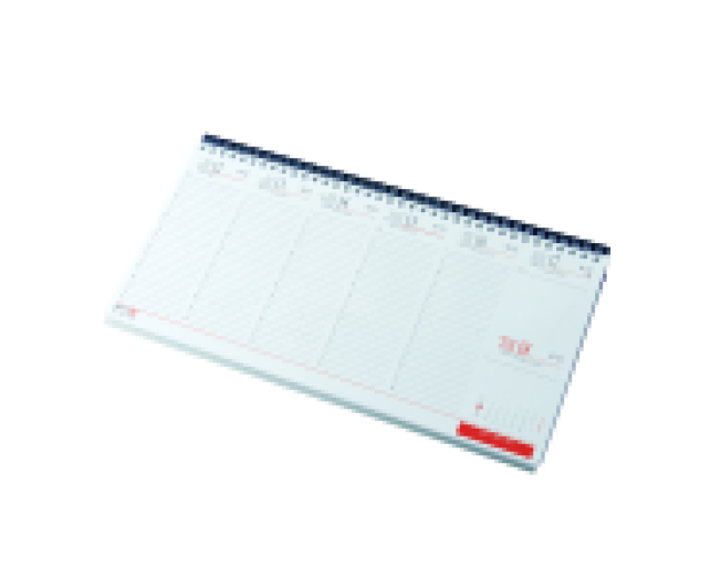Fekvő asztali naptár fehér papíros 320x155 mm