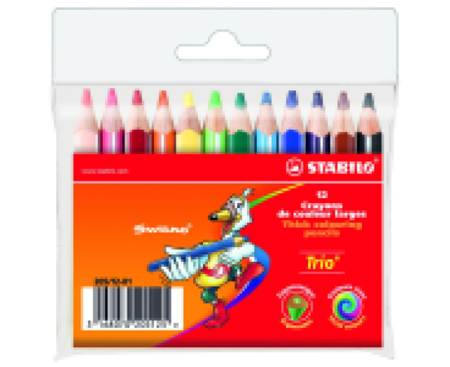 STABILO színes ceruza, 12db/csomag