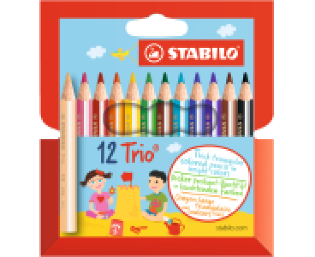 STABILO színes ceruza, 12db/csomag