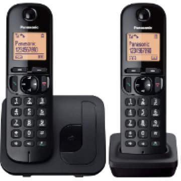 KX-TGC212PDB dect telefon fekete