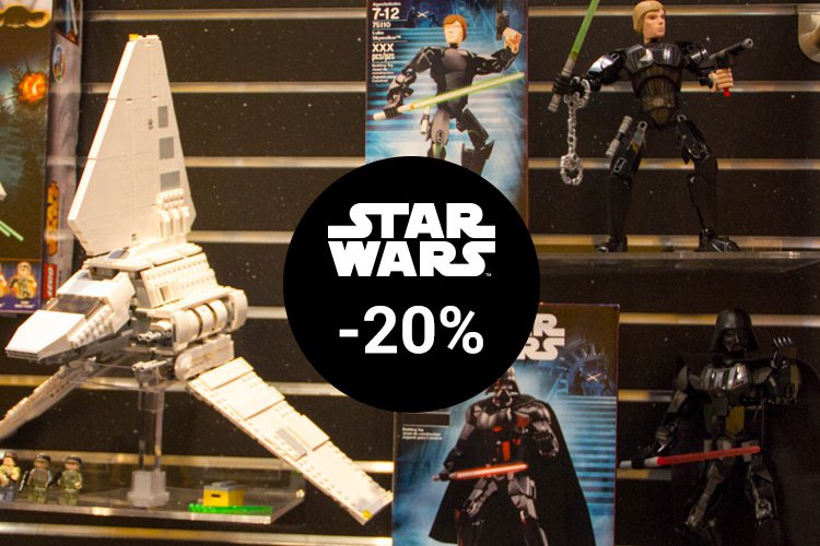 TESCO Star Wars LEGO és játék akció, 20% kedvezmény!