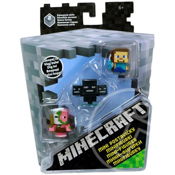 Minecraft: Stone Series: mini figura szett 2 - 3 darabos