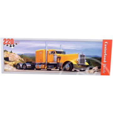 Sárga kamion 220 db-os miniatűr puzzle
