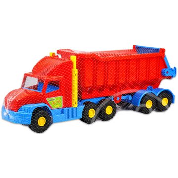 Wader: Szuper dömper kamion - 75 cm, piros-piros