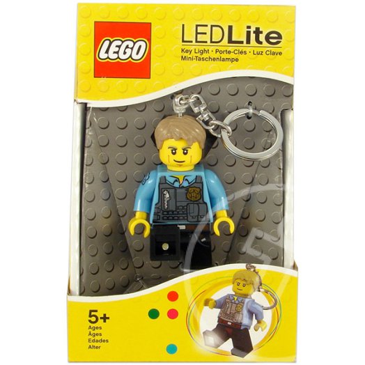 LEGO: Világító rendőr kulcstartó lámpa 2