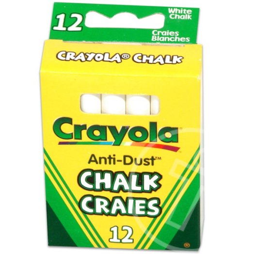 Crayola: Fehér táblakréták