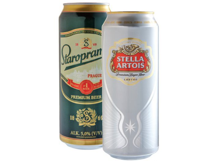 Staropramen vagy Stella Artois dobozos sör