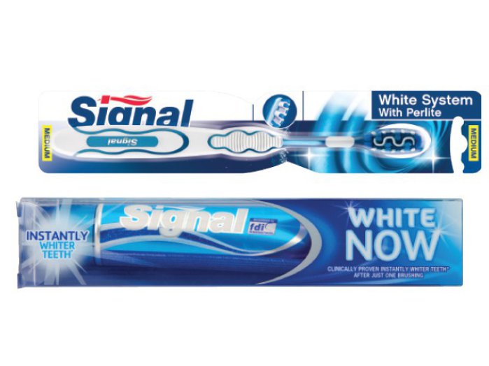 Signal White Now fogkrém vagy Signal White System fogkefe