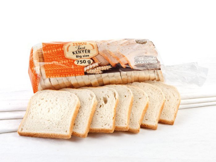 TESCO Big size toast kenyér