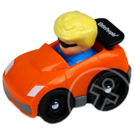 Little People: autópajtások - narancssárga sportautó