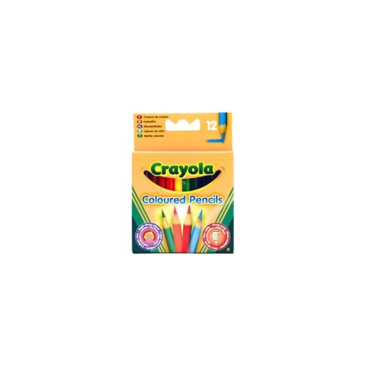 Crayola: 12 db félhosszú  színes ceruza