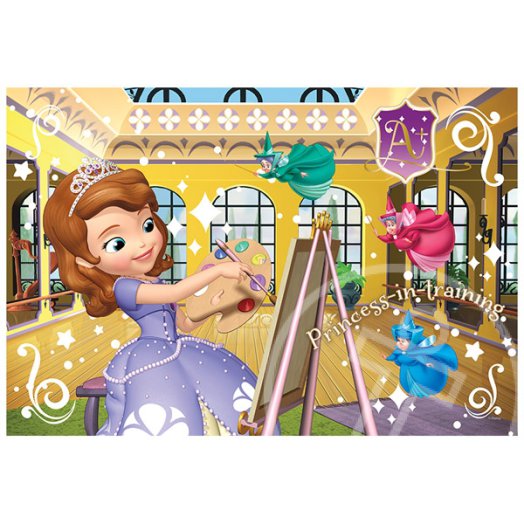 Disney hercegnők: Szófia hercegnő 2 x 50 darabos színváltó puzzle