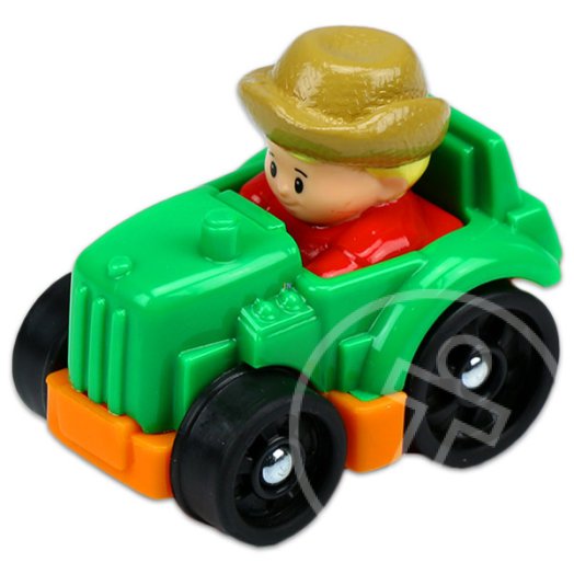 Little People: autópajtások - zöld traktor