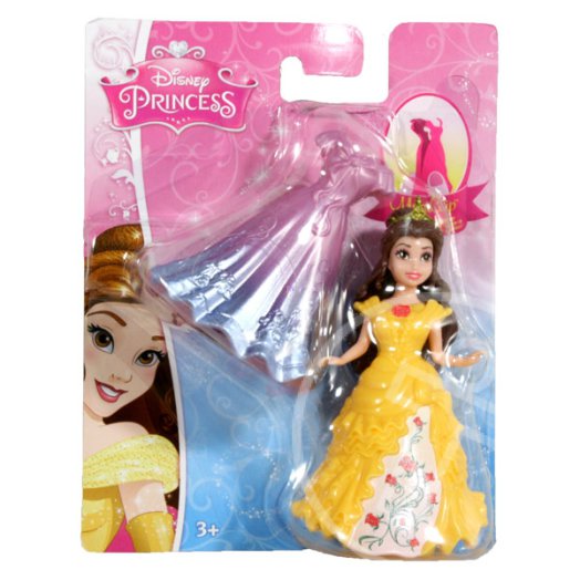 Disney hercegnők: Magiclip mini Belle hercegnő plusz ruhával