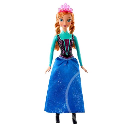 Disney hercegnők: Jégvarázs csillogó Anna baba