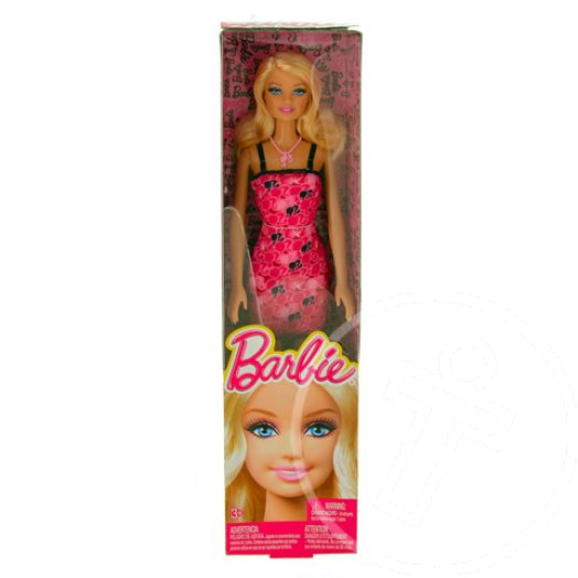Barbie: Divatos Barbie pink-fekete ruhában
