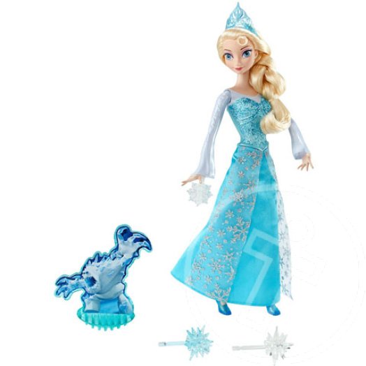 Disney hercegnők: Jégvarázs - Elsa baba világító hógömbbel