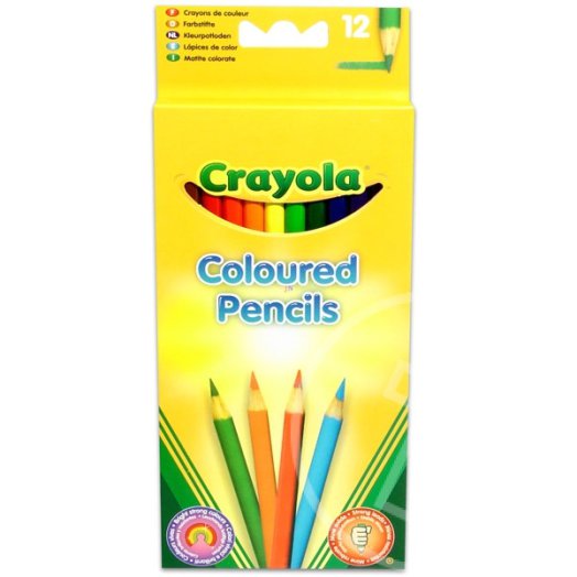 Crayola: 12 db hengeralakú színes ceruza