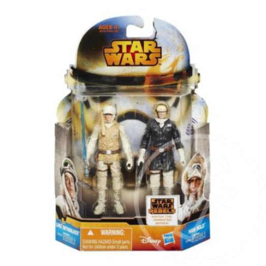 Star Wars Mission Series: Luke Skywalker és Han Solo 2db-os figura szett 10cm - Hasbro