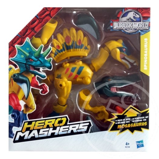 Jurassic World: Hero Mashers Spinosaurus-Mosasaurus Hybrid dinoszaurusz - Hasbro