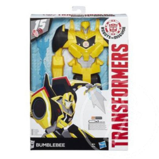 Transformers Robots in Disguise: Űrdongó Titánhős robotfigura hanggal és lándzsával 30cm - Hasbro