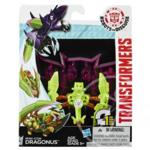 Transformers Robots in Disguise: Mini-Con Dragonus robotfigura kiegészítőkkel - Hasbro