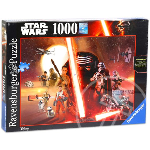 Ravensburger Star Wars: The Force Awakens 1000 darabos puzzle - felkelők és klónok