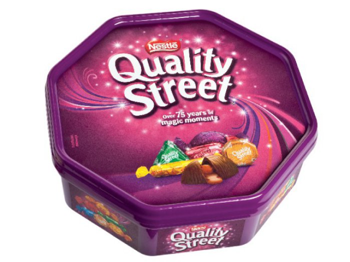 Nestlé Quality Street desszertválogatás dobozban