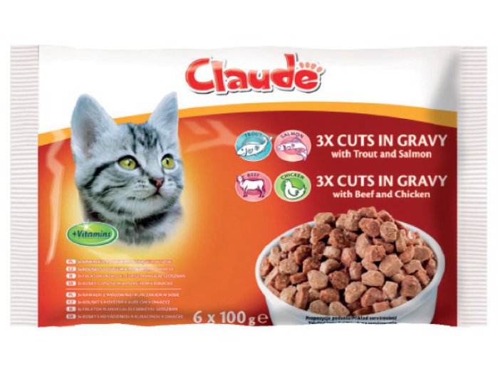 Claude alutasakos macskaeledel multipack