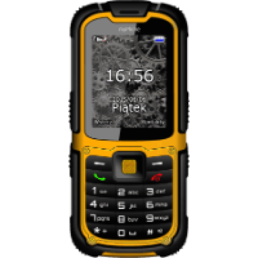 Hammer 2+ sárga kártyafüggetlen mobiltelefon