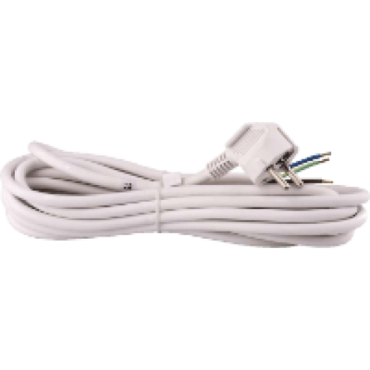 S14325 FLEXO 3X1,5 H05VV-F 5m fehér szerelt kábel