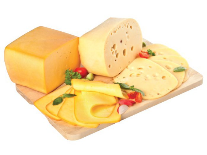 Nagylyukú sajt vagy füstölt edami sajt