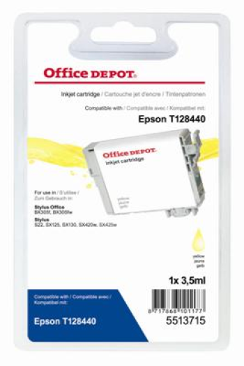 Office Depot Epson T1284 kompatibilis patron, sárga