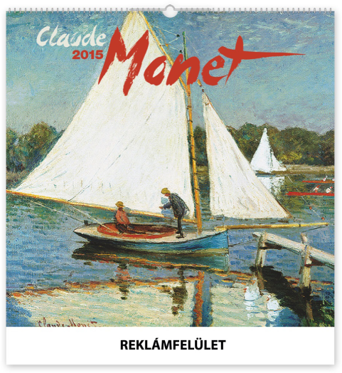 Falinaptár Claude Monet 6095