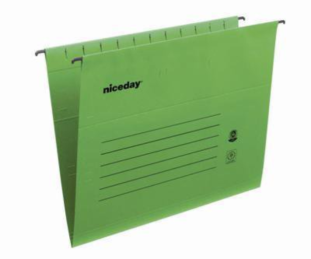Niceday papír függőmappa zöld