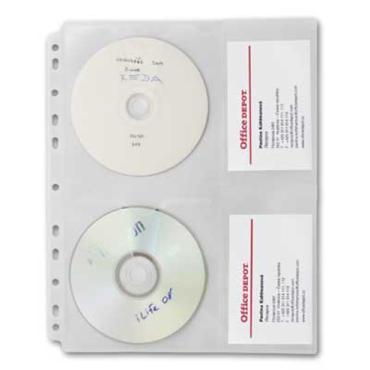 Donau CD/DVD lefűzhető genotherm víztiszta 10 db