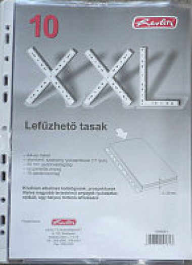Herlitz lefűzhető genotherm 25mm, XXL, 10db/cs