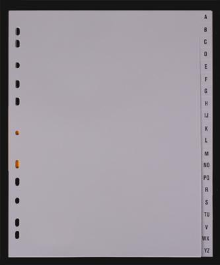 Office Depot műanyag maxi regiszter A4+