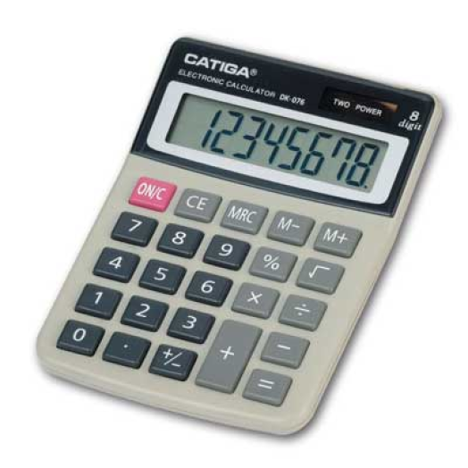 Catiga DK-076 asztali számológép, szürke