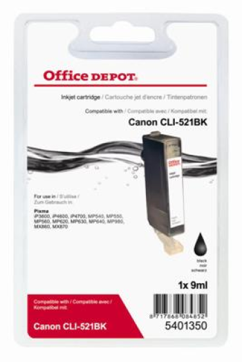 Office Depot Canon CLI521 kompatibilis patron