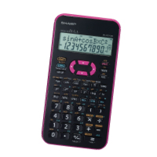 Sharp EL-531 tudományos számológép, rózsaszín