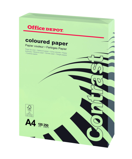 Office Depot másolópapír színes A4 120g 250 lap/csomag