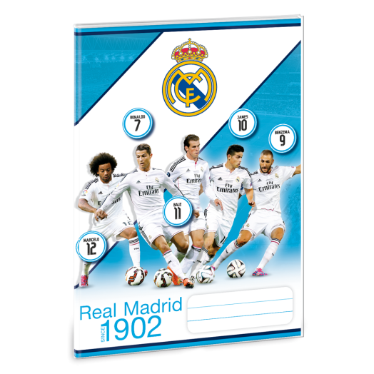 Real Madrid A5 iskolai füzetborító