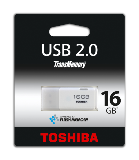 Toshiba 16GB USB memória fehér, 2.0, 'Hayabusa'