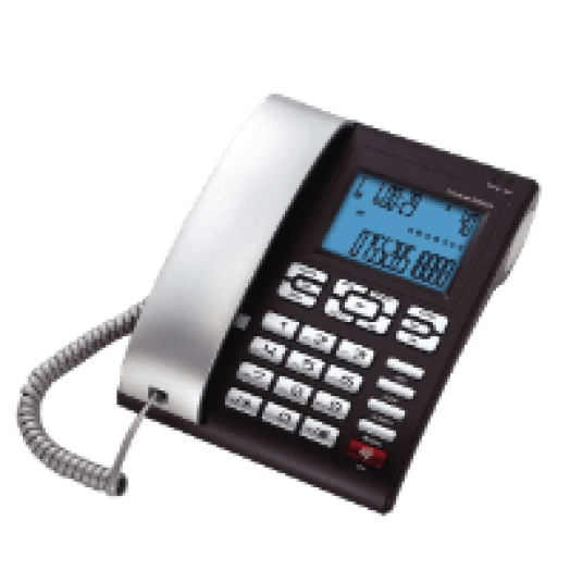 6025CID telefon, fekete/ezüst szín
