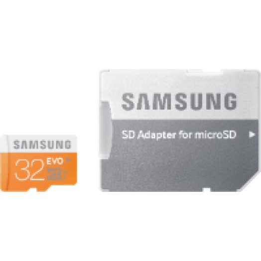microSDHC 32GB kártya + adapter Class10 (MB-MP32DA)
