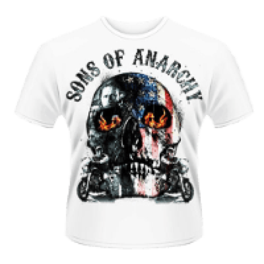 Sons Of Anarchy - Flame Skull T-Shirt L