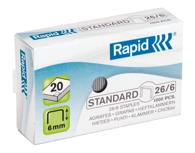 Rapid Standard fűzőkapocs 1000 db/doboz