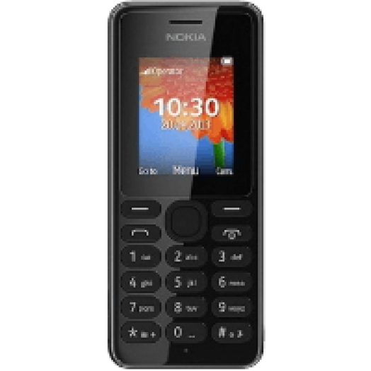 108 DS fekete kártyafüggetlen mobiltelefon