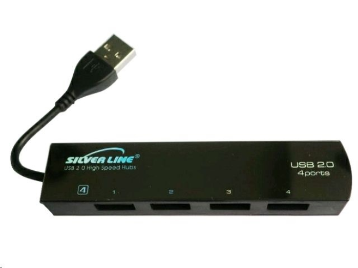 Silverline SL-004H 4 portos USB HUB